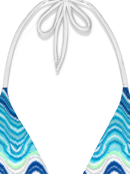 MC2 Triangle Bikini Top Sea Wave