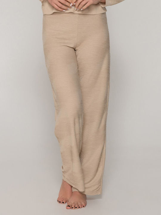 Luna Women's Beachwear Beige Pants