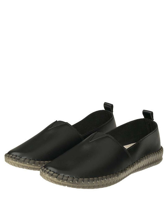 B-Soft Piele sintetică Anatomic Slip-on-uri pentru femei Negru