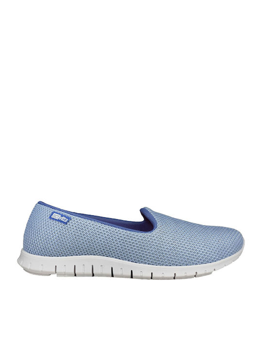 Women's Canvas Slip-Ons Light Blue