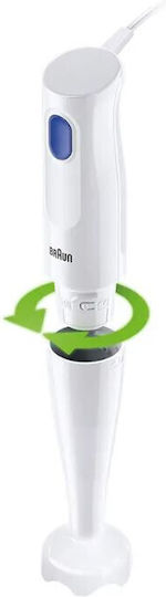 Braun Multiquick 1 Ραβδομπλέντερ με Ανοξείδωτη Ράβδο 450W Λευκό