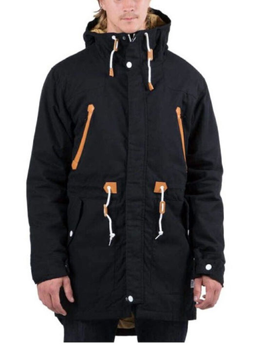 WEAR COLOUR Parka urbană pentru bărbați - NEGRU - 273434053