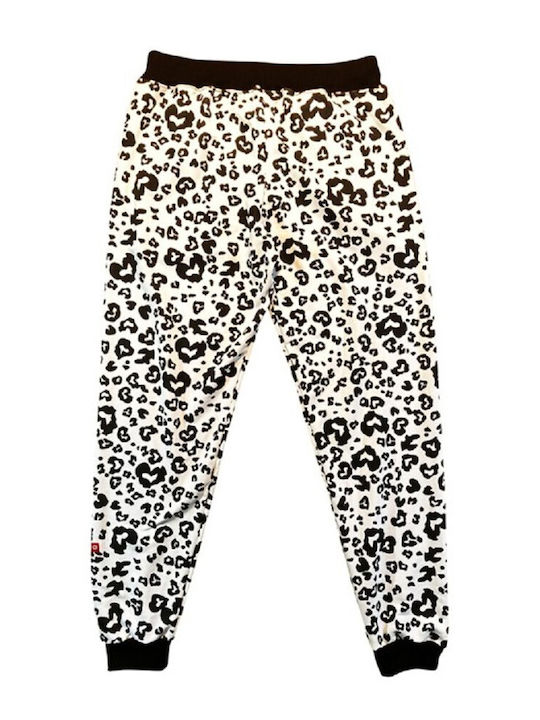 PROPAGANDA Men Wild Side Pants - WHITE / BLACK - 1218-1332-1005