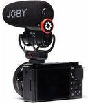 Joby Wavo Plus Microfon 3.5mm Montat pe amortizoare pentru Cameră