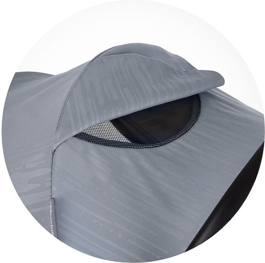 Chipolino Kiss Καρότσι Μωρού Kατάλληλο για Nεογέννητο Ash Grey 6.2kg