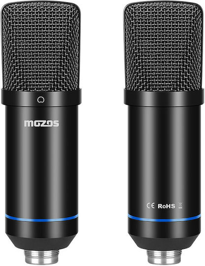 Mozos MKIT-700 Pro V2 Set Mikrofon USB Desktop, stoßmontiert für Studio