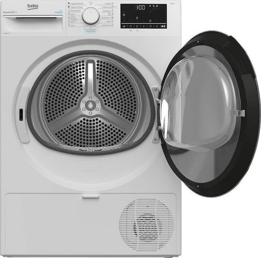 Beko B3T42242 Στεγνωτήριο 8kg με Αντλία Θερμότητας