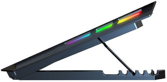 Evolveo Ania Pad de răcire pentru Laptop până la 17" cu 5 Ventilatoare și Iluminare