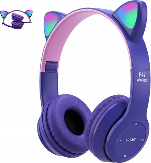 Fără fir / Cu fir On Ear Căști cu 10 ore de Funcționare Violet