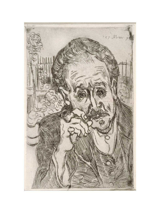 Dr Gachet Auvers-sur-oise Painting Copy of Van Gogh on Canvas 40x50cm