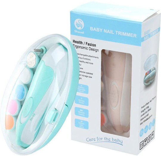 Melii Nail Trimmer Baby Electric File Blue