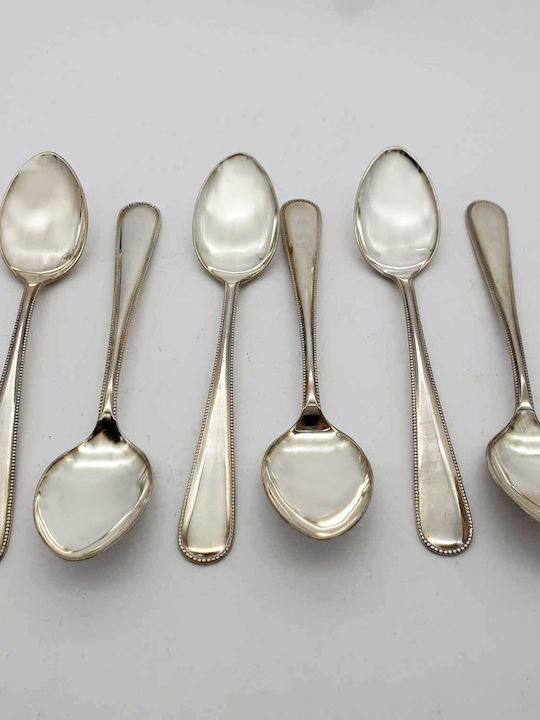 Savvas Design Μεταλλικά Ασημί 14cm ΚΟΥ00052 6τμχ