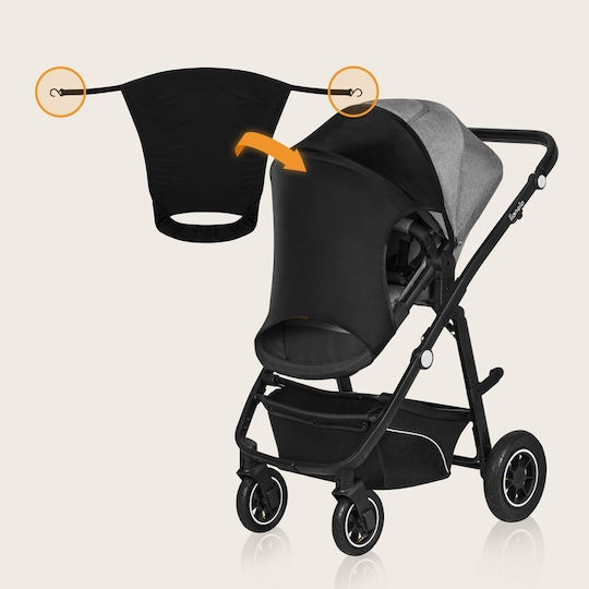 Lionelo Parasolar Universal pentru Cărucior Landou Negru