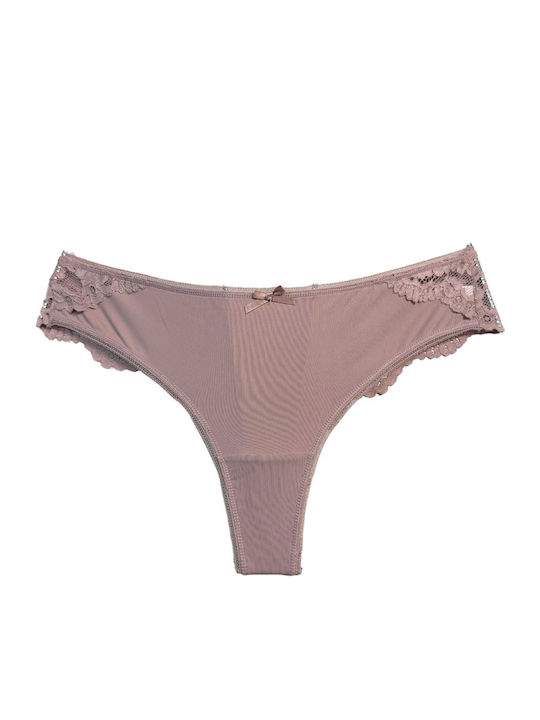 Women's Brazil with Lace Black