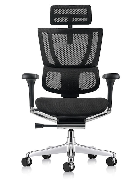 Ergohuman iOO Advanced Office Chair With Recline And Adjustable Arms Black