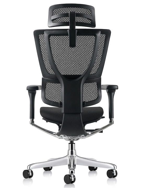 Ergohuman iOO Advanced Office Chair With Recline And Adjustable Arms Black