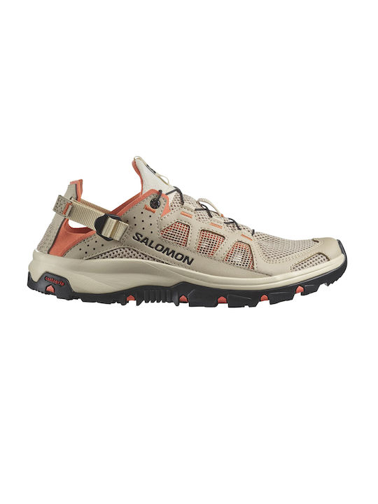 Salomon Sport Shoes Trail Running White Pepper / Bleached Sand / Living Coral