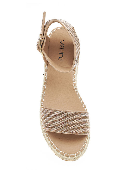 Women's Platform Espadrilles Pink