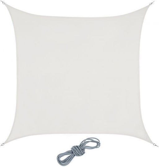 Ecoshadow Πανί Σκίασης Λευκό με Κρίκους 2x5m