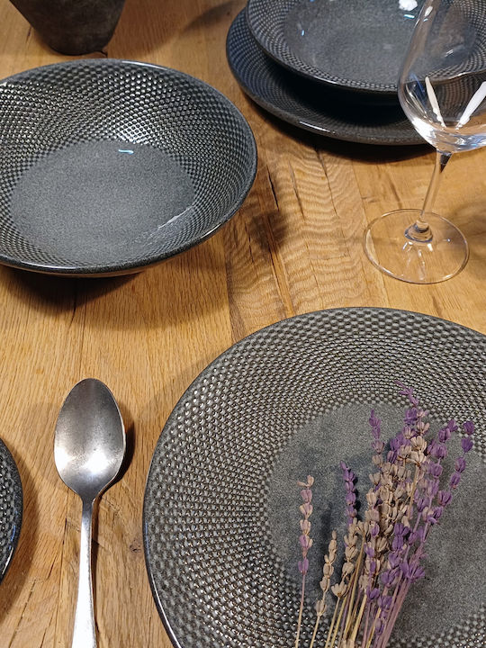 Kutahya Porselen Reactive Glaze Porțelan Set de Vase 18buc