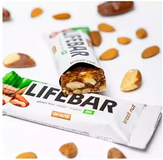 Lifefood Bio-Müsliriegel / Nüsse / Roh mit Paranüsse Paranüsse Kein Zuckerzusatz 40gr