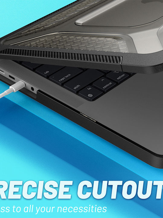 Sonique Icy Guardian Laptoptasche Für Laptop 14" Apple Mac Book Pro 14" 2021/2023 In Schwarz