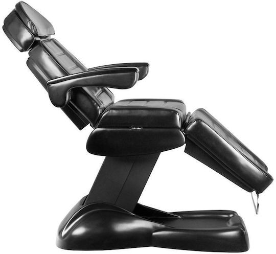 Activeshop Scaun Pentru Salon De Coafură Și Spa Pentru Cosmetică Negru Cu Cuptor Și Grătar Salamander Comercial Și Mecanism De Ridicare Electrică