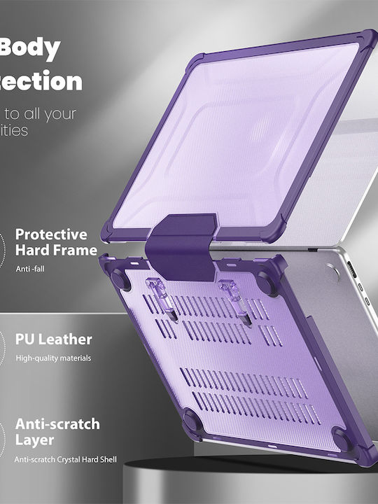 Sonique Icy Laptoptasche Für Laptop 13" Apple MacBook Pro 13'' 2018/2020/2022 In Lila Farbe