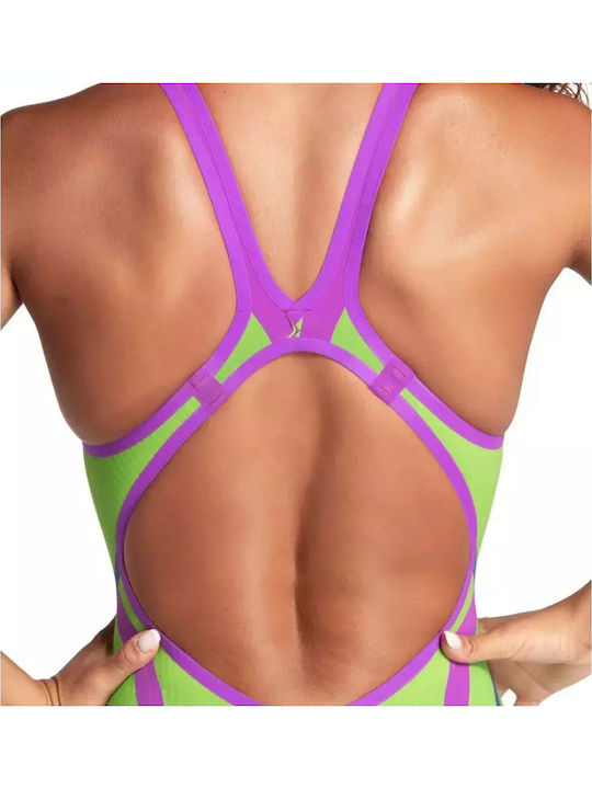 Arena 007768-200 Women's One Piece Competition Swimsuit Turquoise