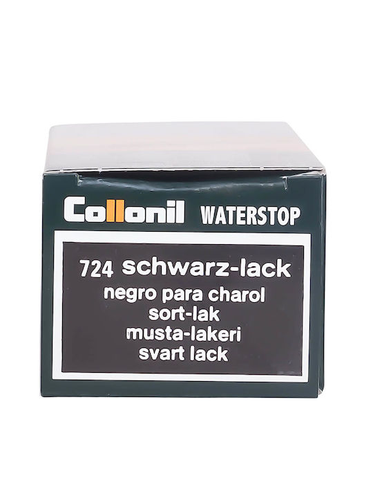 Collonil Waterstop Colours Almond Oil Shoe Cream 75 Ml Lack-schwarz
