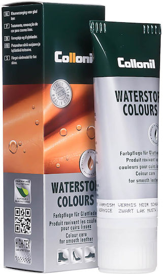 Collonil Waterstop Farben Mandelöl Schuhcreme 75 ml Lack-Schwarz