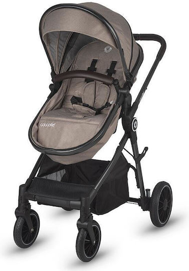 Smart Baby Ago Verstellbar 3 in 1 Baby Kinderwagen Geeignet für Neugeborene Dessert Taupe