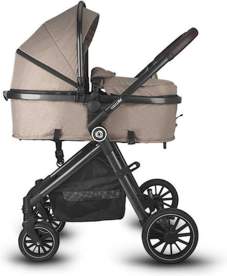 Smart Baby Ago Verstellbar 3 in 1 Baby Kinderwagen Geeignet für Neugeborene Dessert Taupe