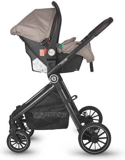 Smart Baby Ago Verstellbar 3 in 1 Baby Kinderwagen Geeignet für Neugeborene Dessert Taupe