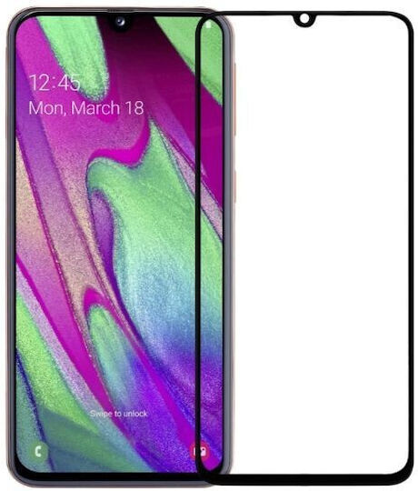 Nuglas 3D Tempered Glass Μαύρο (Galaxy A40)