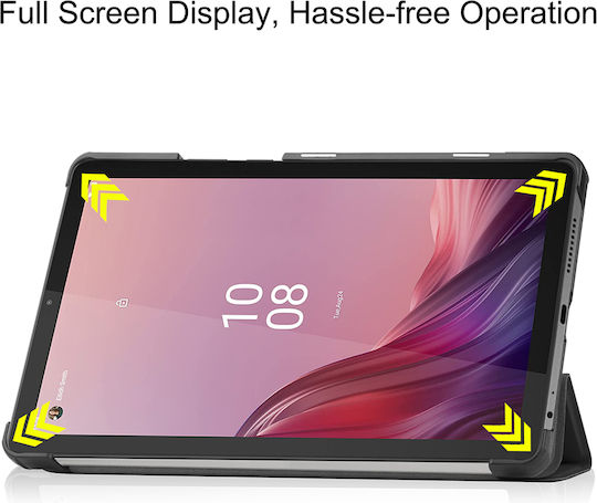 Sonique Smartcase Slim Flip Cover Ανθεκτική Μαύρη (Lenovo Tab M9 9")