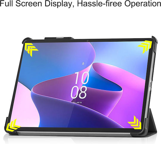 Sonique Smartcase Slim Flip Cover Ανθεκτική Μαύρη (Lenovo Tab P11 Pro (2nd Gen) 11.2")