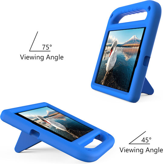Sonique Jazzy Umschlag Rückseite für Kinder Blau (iPad mini 1,2,3)