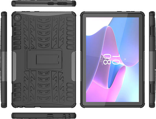 Sonique Defender Back Cover Durable Black (Lenovo Tab M10 3rd Gen 10.1" TB-325FU /328FU)