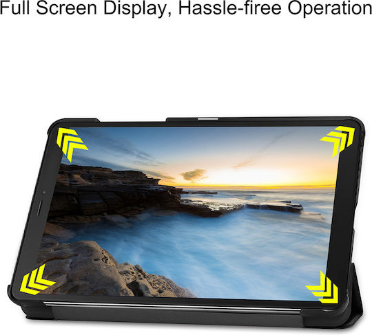 Sonique Flip Cover Dauerhafte Schwarze Samsung Galaxy Tab A 8.0 2019 T290