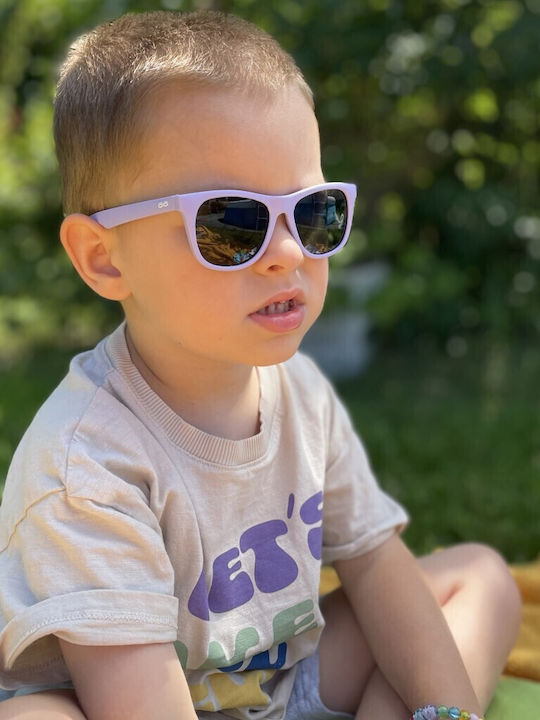 Kids Sunglasses 3-6 Years Classic Itooti Unbreakable Flexible Frame Purple Lilac 100% UV Protection