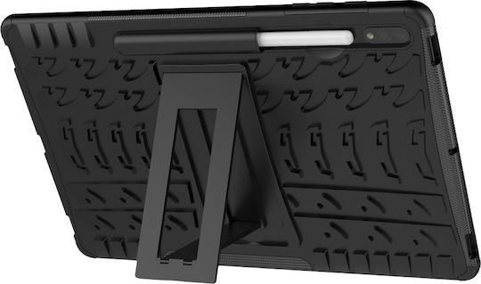 Калъф За Таблет Sonique Defender Samsung Galaxy Tab S9+ 12.4" Galaxy Tabs10+ 12.4" Galaxy S9 Fe+ 12.4" Черен