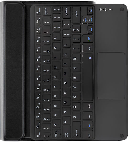 Sonique Combo Pro Flip Cover Durable with Keyboard in English US Black (Universal 7-8")