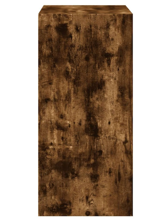 vidaXL Cuier de podea din Lemn Gri 77x48x102cm
