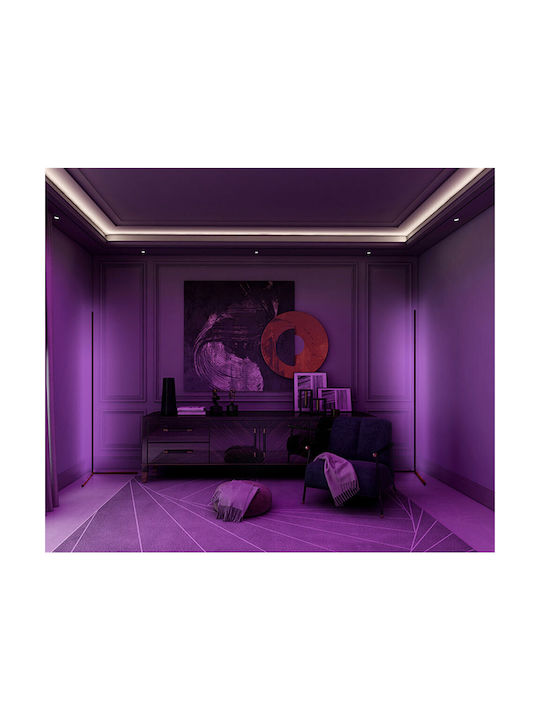 Mozos LED Stehleuchte H140cm. mit RGB Licht Schwarz