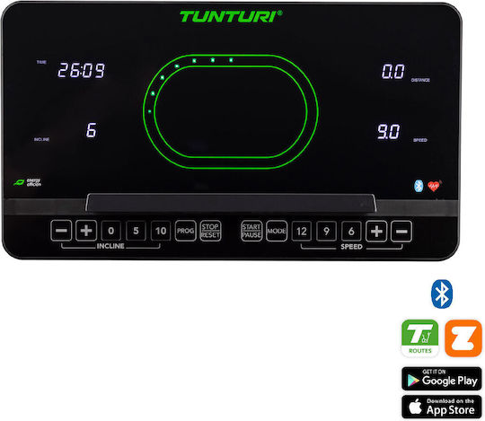 Tunturi Performance T50 4.5hp Electric Foldable Treadmill for Users up to 135kg