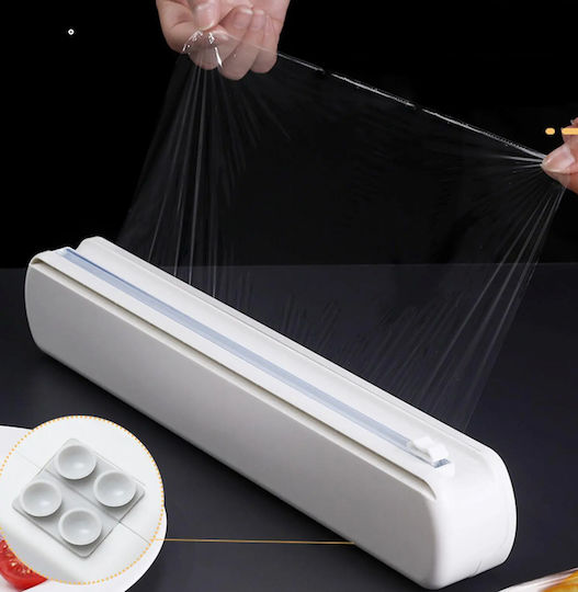 Plastic Roll Dispenser White 37x5x6.5cm ZE1AG73QWS18