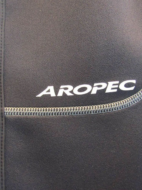 Aropec Σακάκι Κατάδυσης με Φερμουάρ Μαύρο 1.5mm DS-7B138M