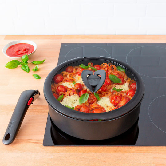 Tefal Ingenio Капак за Тиган и Пот Стъклен 22см L9846453