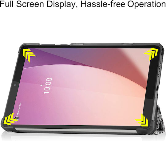 Sonique Flip Cover Ανθεκτική Πολύχρωμη (Lenovo Tab M8 4gen 8.3)